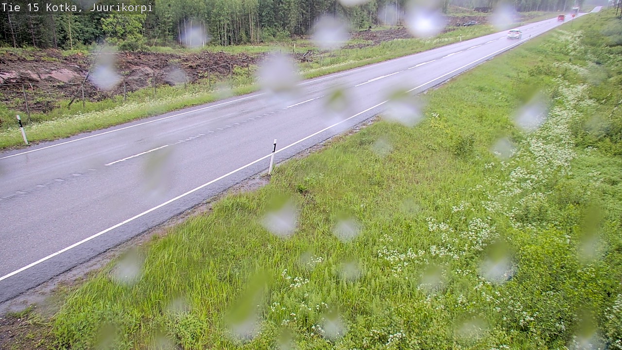 Weather Camera Image Road 15 Kotka, Juurikorpi, Kotka, Kymenlaakso
