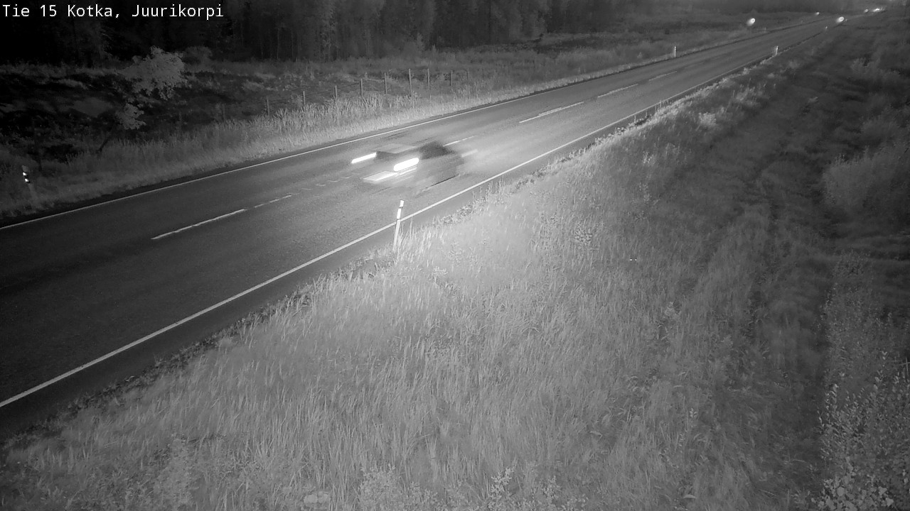 Weather Camera Image Väg 15 Kotka, Juurikorpi, Kotka, Kymenlaakso