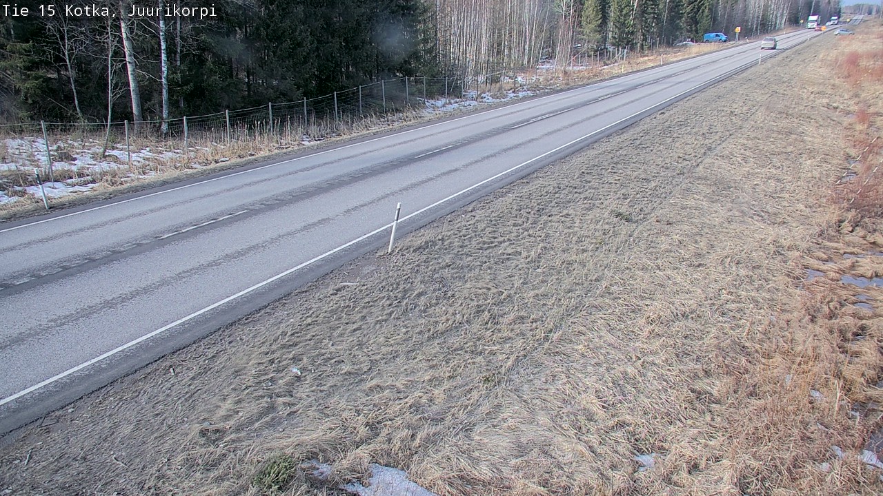 Weather Camera Image Väg 15 Kotka, Juurikorpi, Kotka, Kymenlaakso