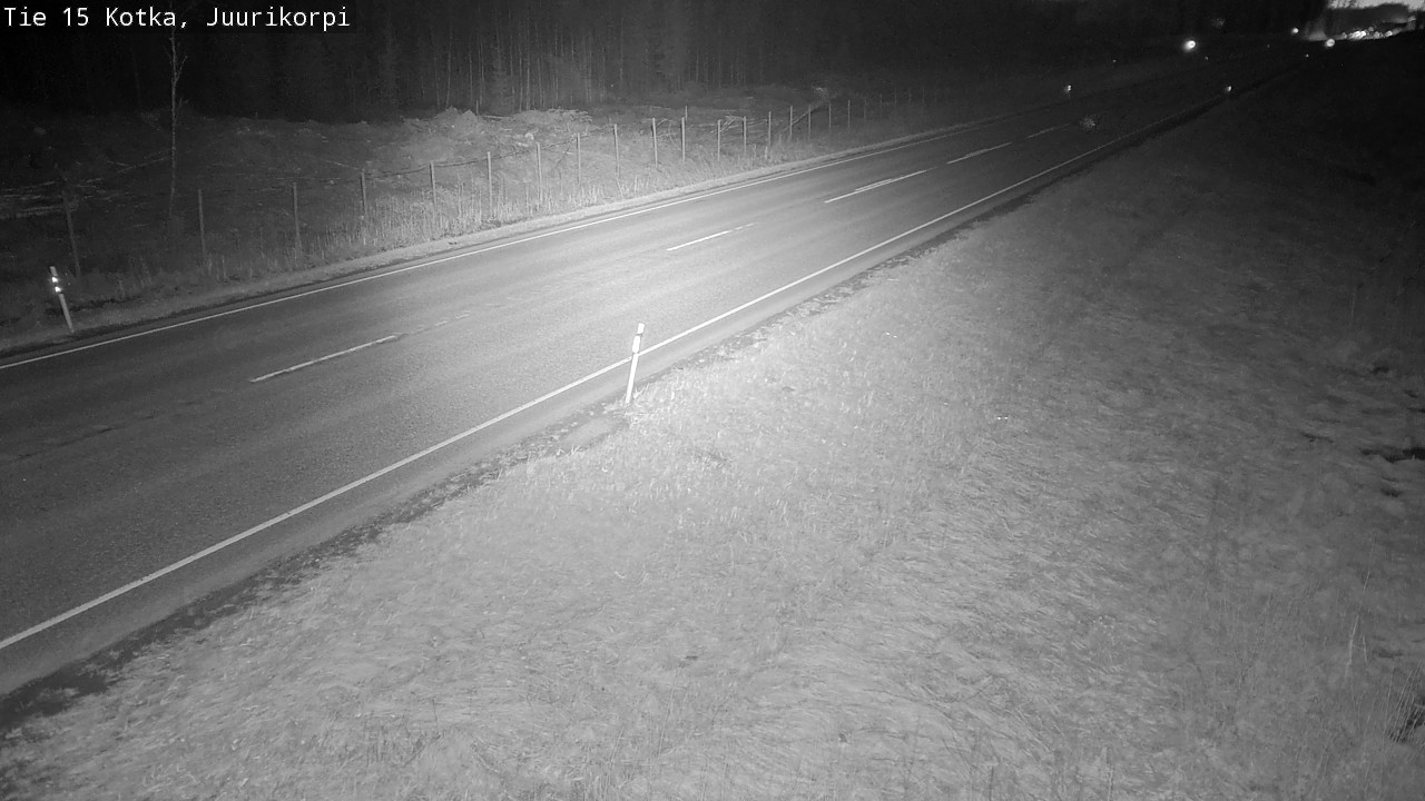 Weather Camera Image Väg 15 Kotka, Juurikorpi, Kotka, Kymenlaakso