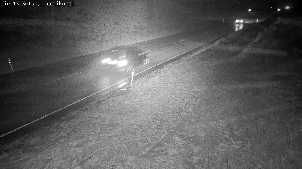Weather Camera Image Road 15 Kotka, Juurikorpi, Kotka, Kymenlaakso