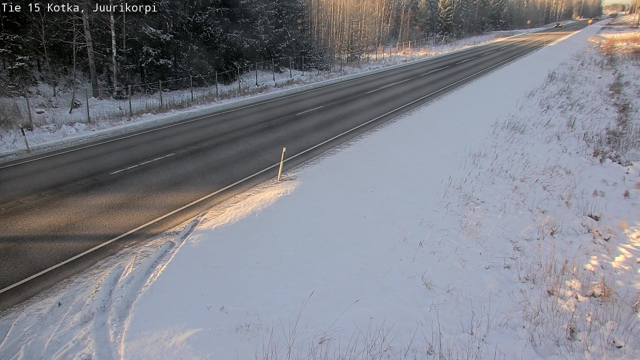 Kelikamerat Kuva Tie 15 Kotka, Juurikorpi, Kotka, Kymenlaakso