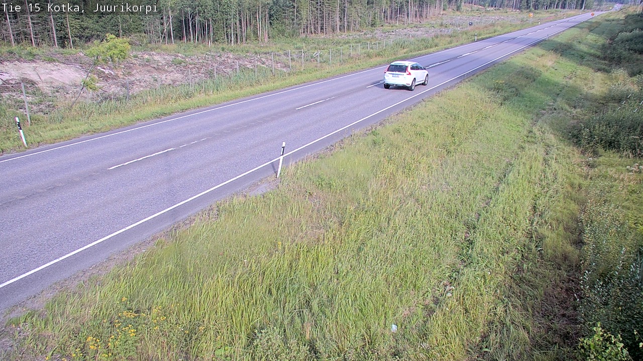 Weather Camera Image Road 15 Kotka, Juurikorpi, Kotka, Kymenlaakso