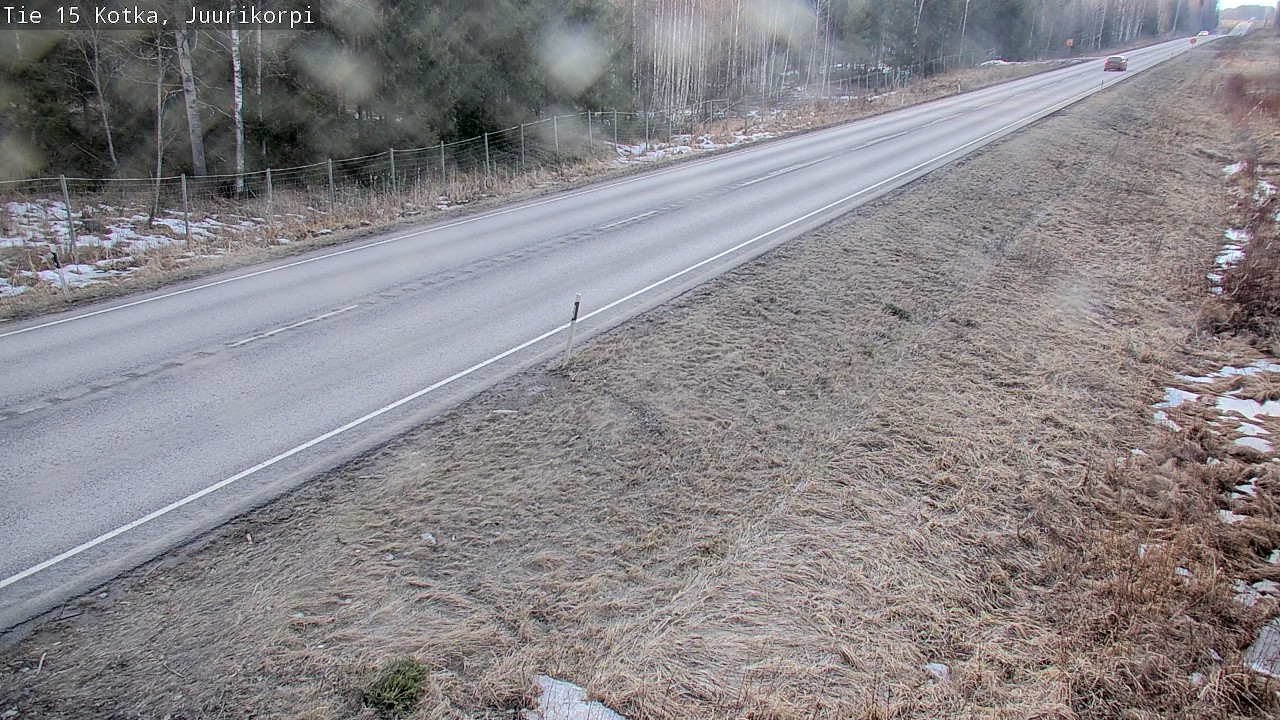 Weather Camera Image Road 15 Kotka, Juurikorpi, Kotka, Kymenlaakso