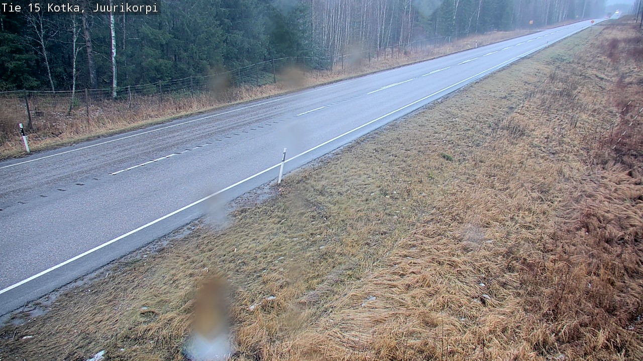 Weather Camera Image Road 15 Kotka, Juurikorpi, Kotka, Kymenlaakso