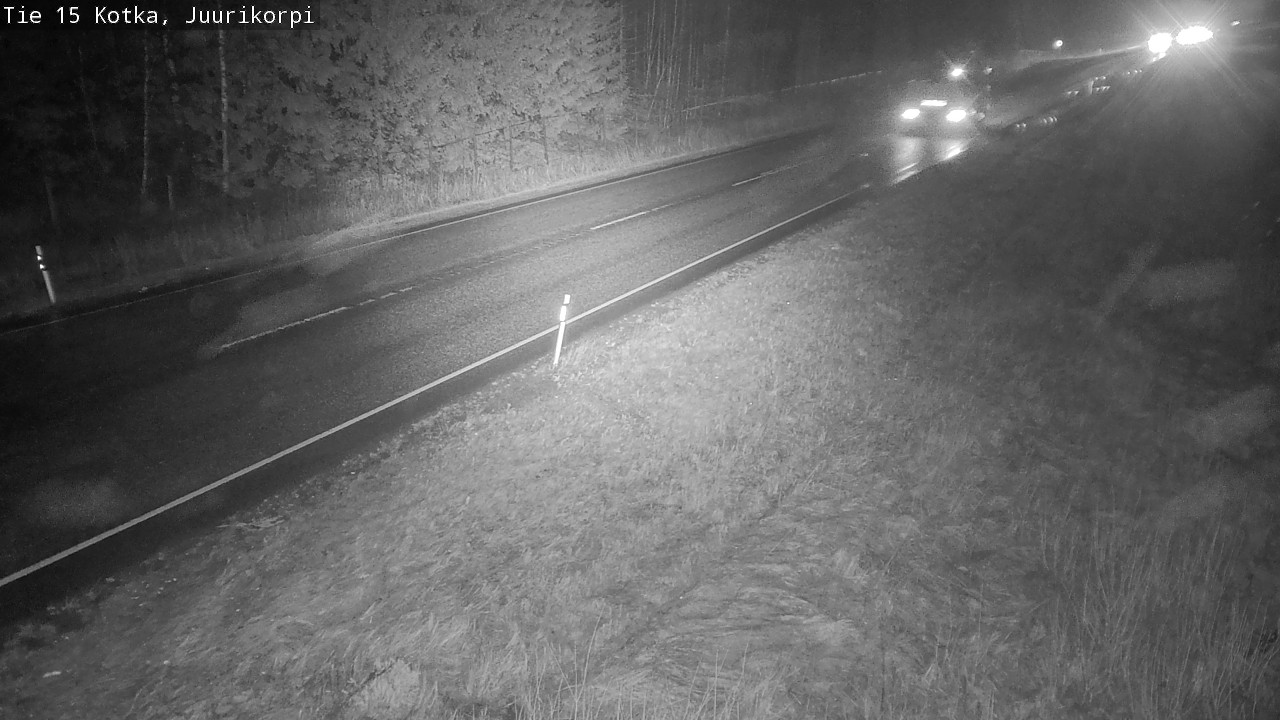 Weather Camera Image Road 15 Kotka, Juurikorpi, Kotka, Kymenlaakso