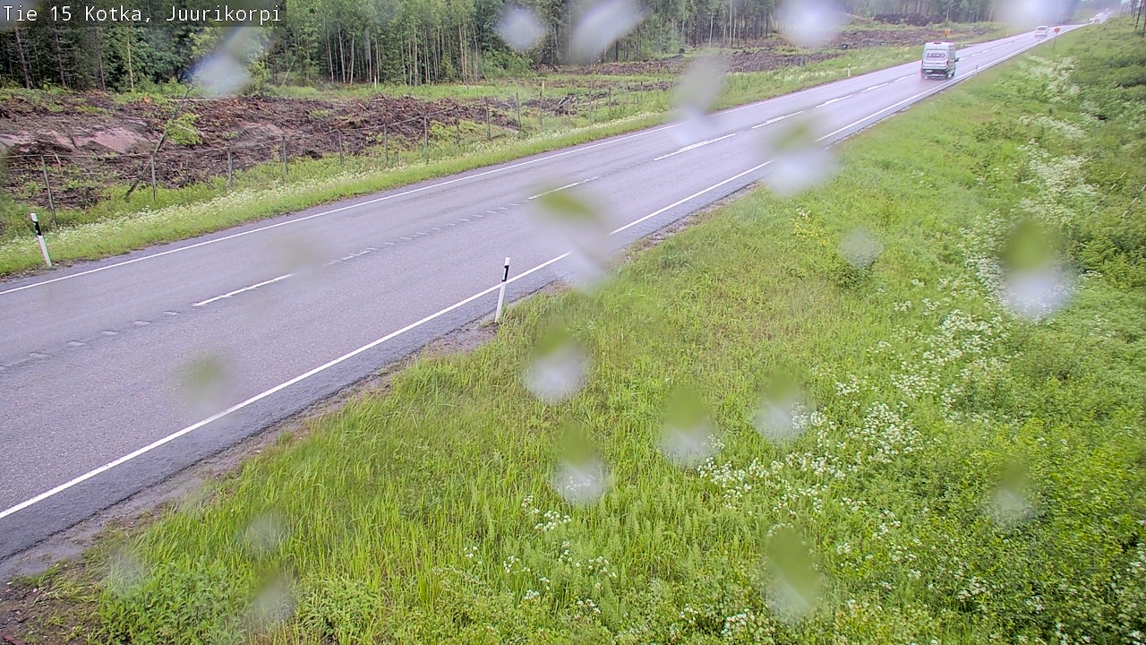 Weather Camera Image Road 15 Kotka, Juurikorpi, Kotka, Kymenlaakso