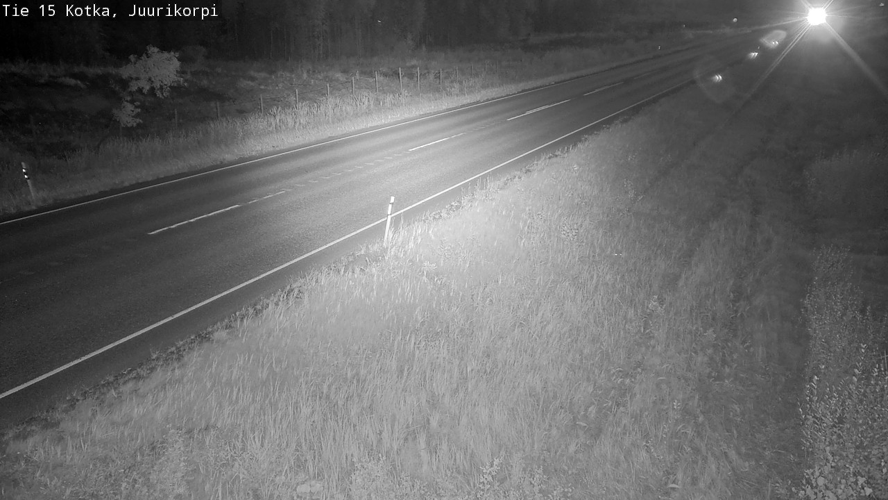 Weather Camera Image Väg 15 Kotka, Juurikorpi, Kotka, Kymenlaakso