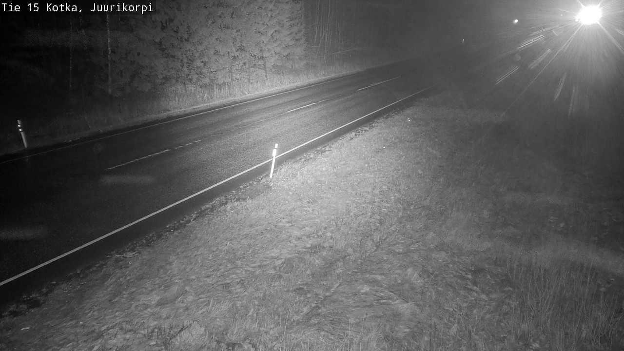 Weather Camera Image Road 15 Kotka, Juurikorpi, Kotka, Kymenlaakso
