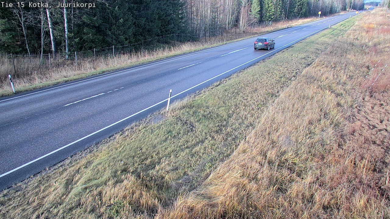 Kelikamerat Kuva Tie 15 Kotka, Juurikorpi, Kotka, Kymenlaakso
