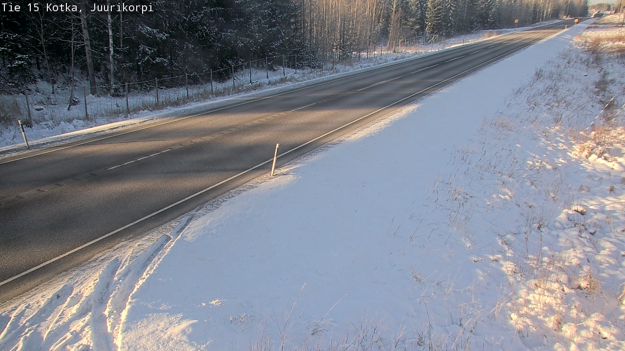 Kelikamerat Kuva Tie 15 Kotka, Juurikorpi, Kotka, Kymenlaakso