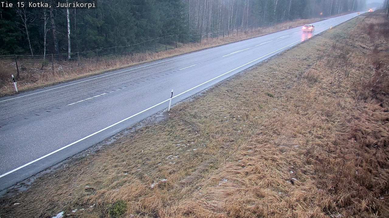 Weather Camera Image Road 15 Kotka, Juurikorpi, Kotka, Kymenlaakso