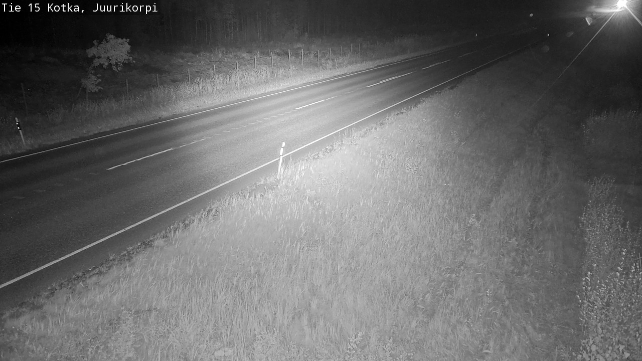 Weather Camera Image Väg 15 Kotka, Juurikorpi, Kotka, Kymenlaakso
