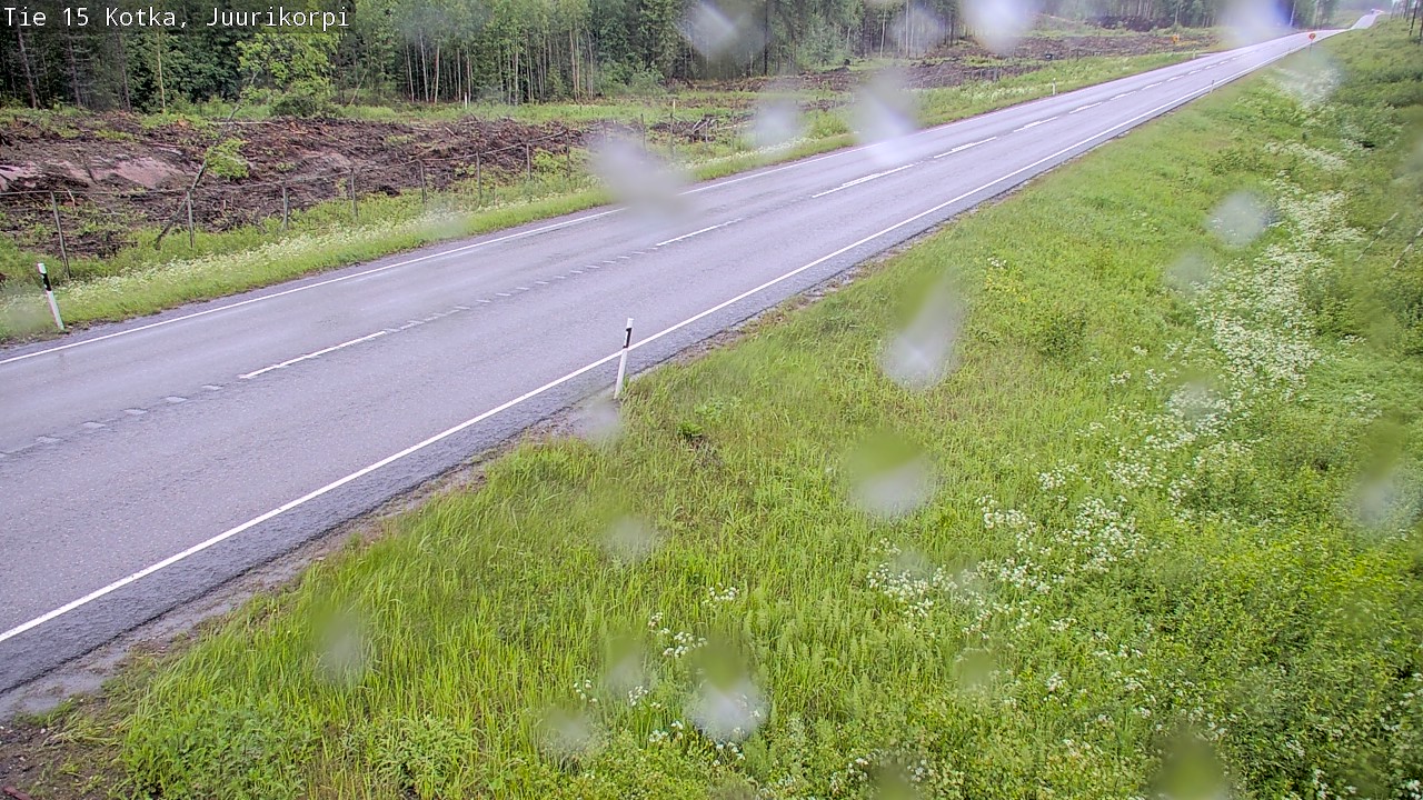 Weather Camera Image Road 15 Kotka, Juurikorpi, Kotka, Kymenlaakso