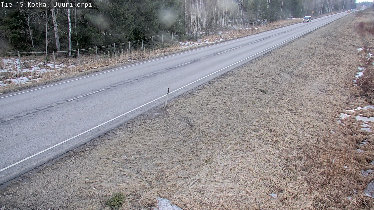 Weather Camera Image Road 15 Kotka, Juurikorpi, Kotka, Kymenlaakso