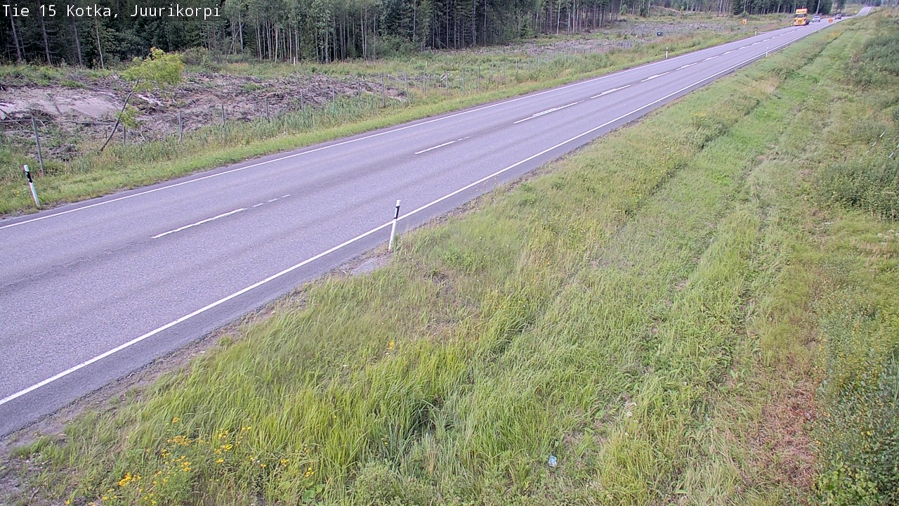 Weather Camera Image Väg 15 Kotka, Juurikorpi, Kotka, Kymenlaakso