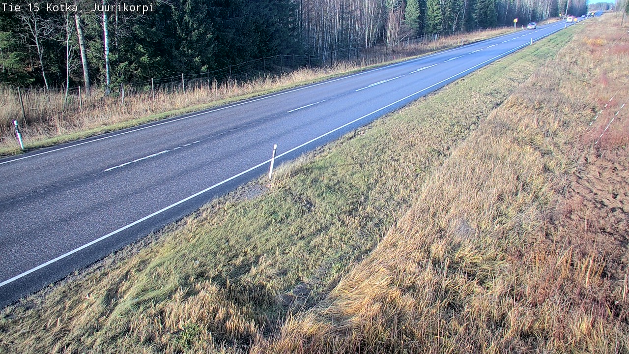 Kelikamerat Kuva Tie 15 Kotka, Juurikorpi, Kotka, Kymenlaakso