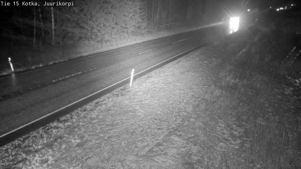 Weather Camera Image Road 15 Kotka, Juurikorpi, Kotka, Kymenlaakso
