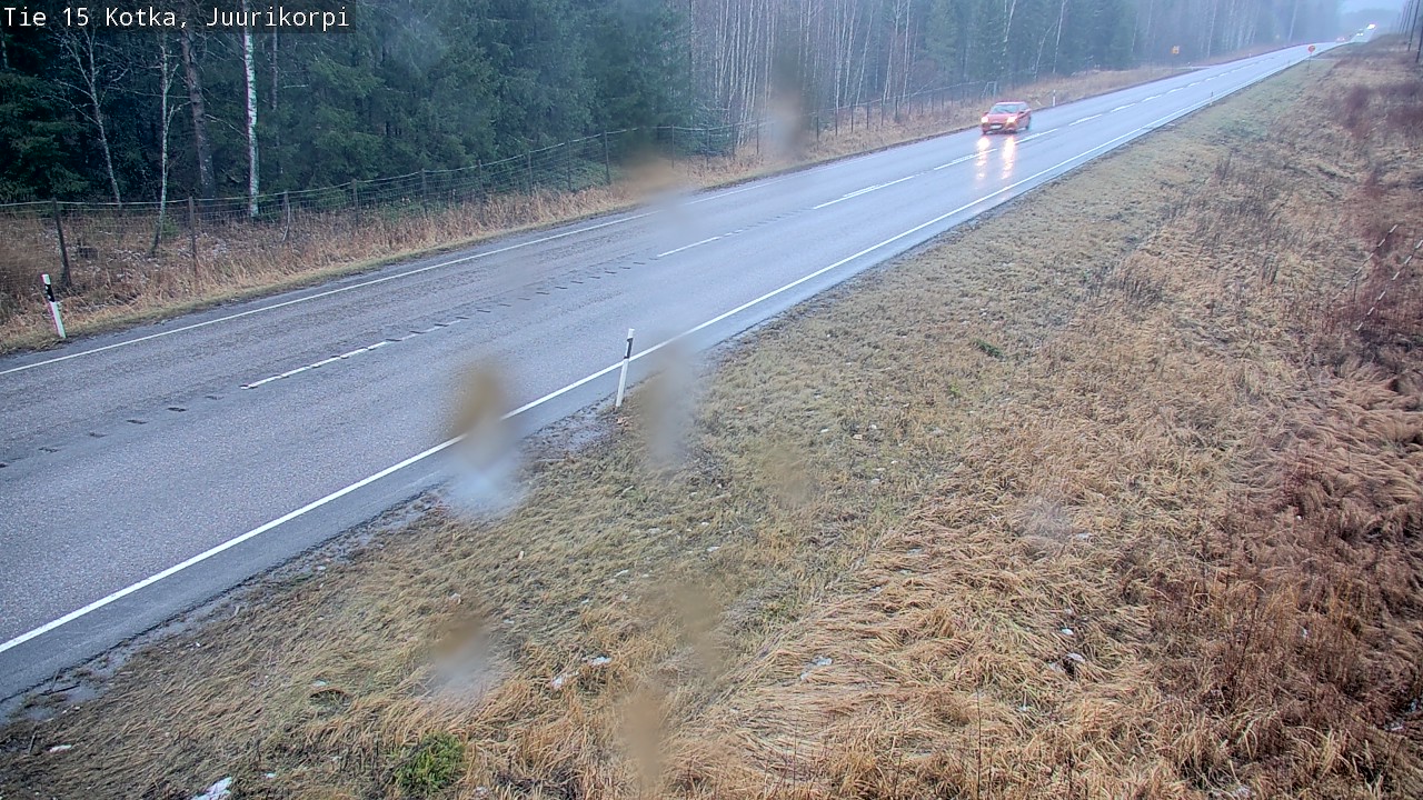 Weather Camera Image Road 15 Kotka, Juurikorpi, Kotka, Kymenlaakso