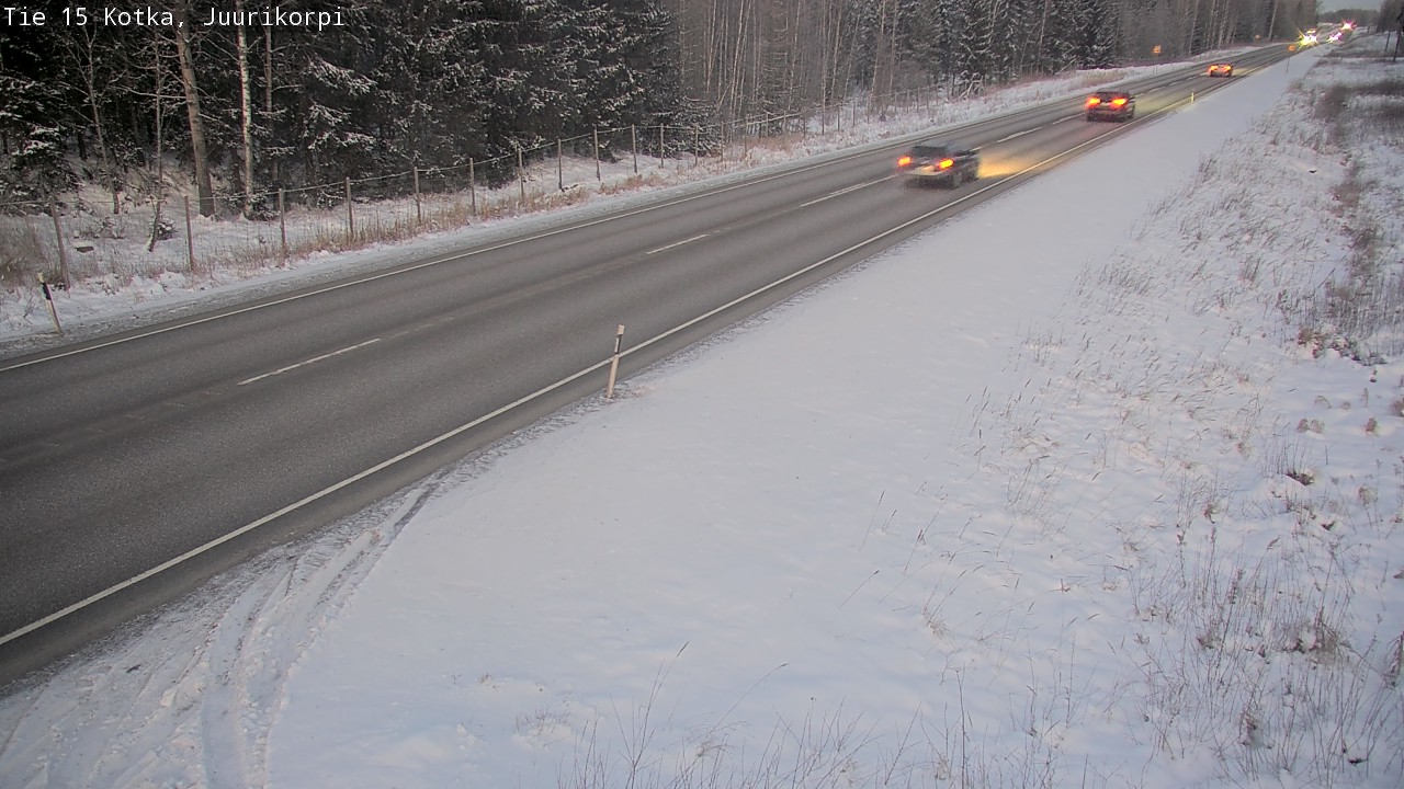 Kelikamerat Kuva Tie 15 Kotka, Juurikorpi, Kotka, Kymenlaakso