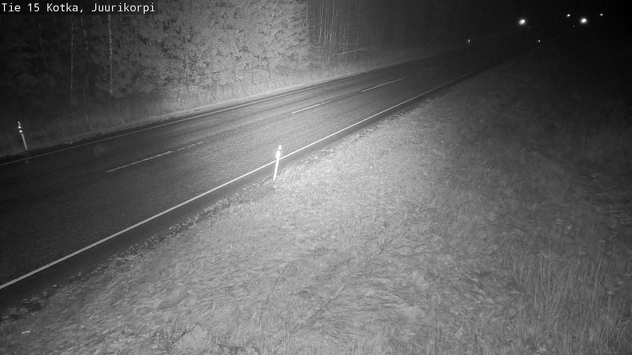 Weather Camera Image Road 15 Kotka, Juurikorpi, Kotka, Kymenlaakso