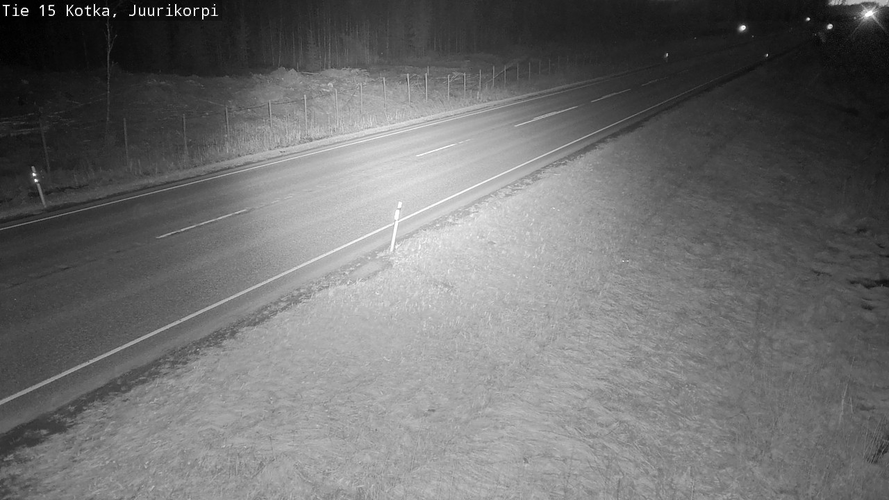Weather Camera Image Väg 15 Kotka, Juurikorpi, Kotka, Kymenlaakso