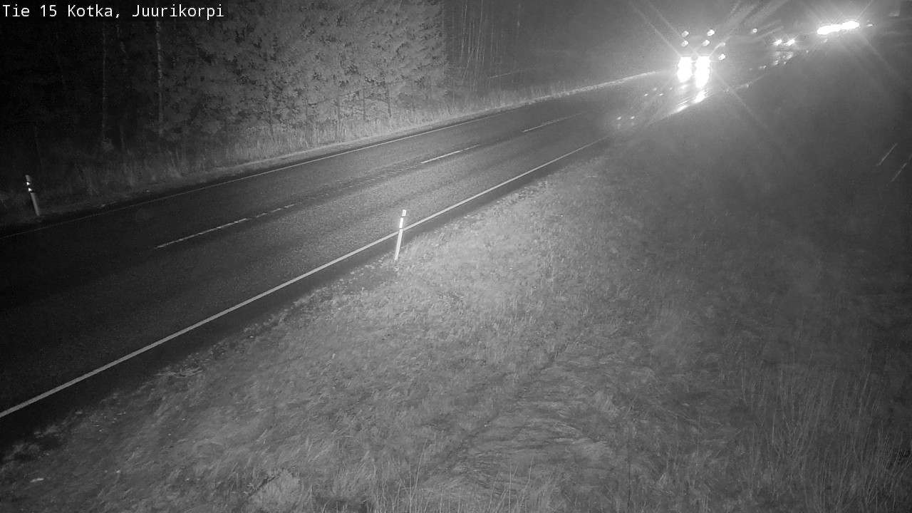 Weather Camera Image Road 15 Kotka, Juurikorpi, Kotka, Kymenlaakso