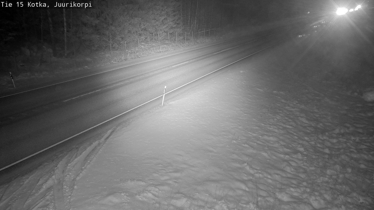 Weather Camera Image Road 15 Kotka, Juurikorpi, Kotka, Kymenlaakso