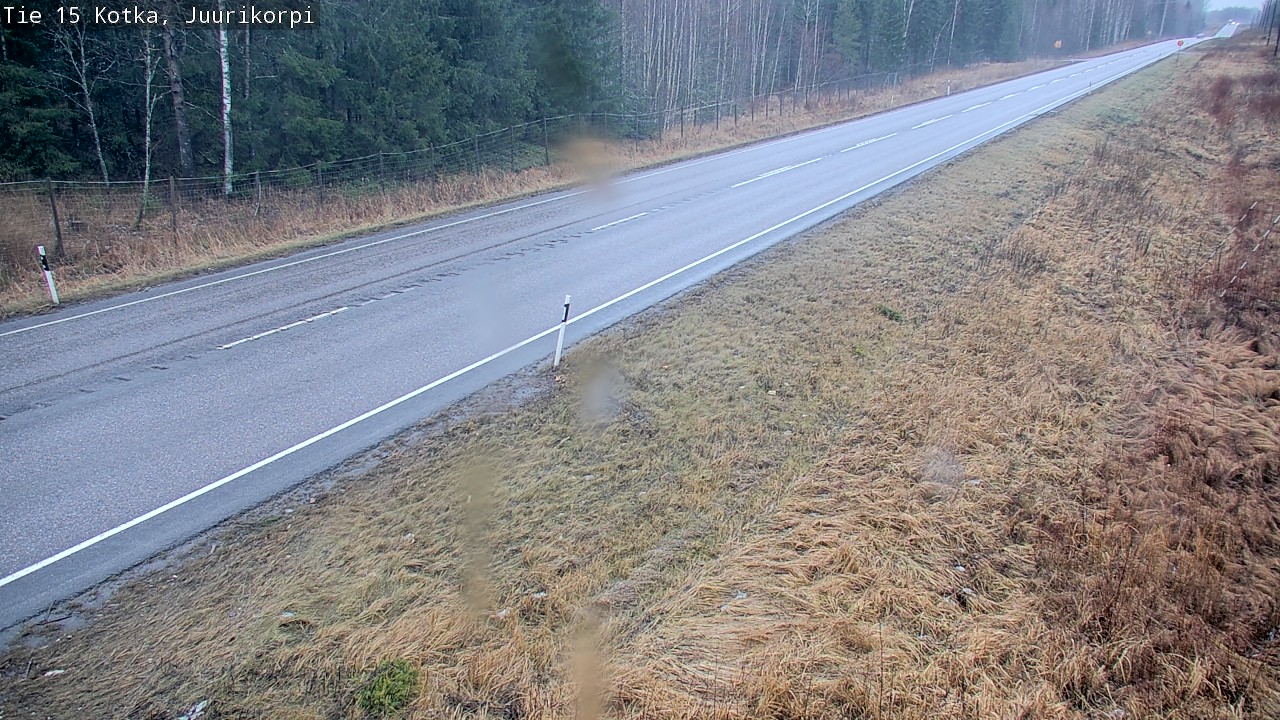 Weather Camera Image Road 15 Kotka, Juurikorpi, Kotka, Kymenlaakso