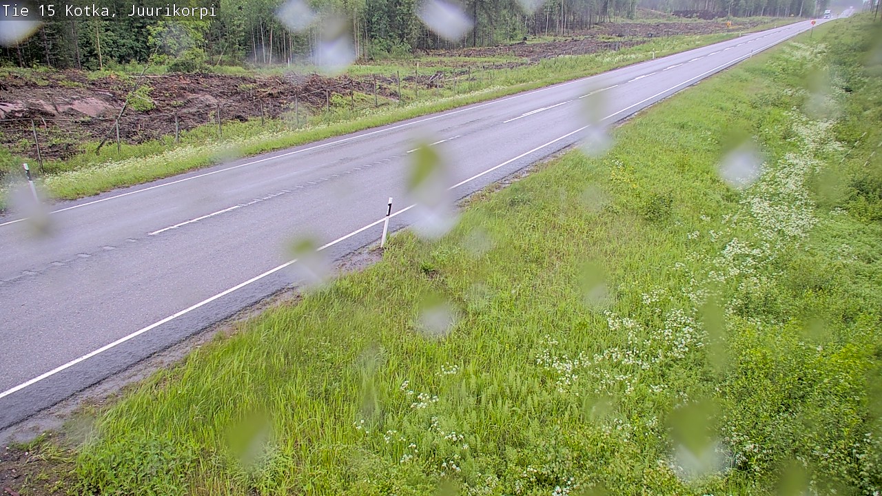 Weather Camera Image Road 15 Kotka, Juurikorpi, Kotka, Kymenlaakso