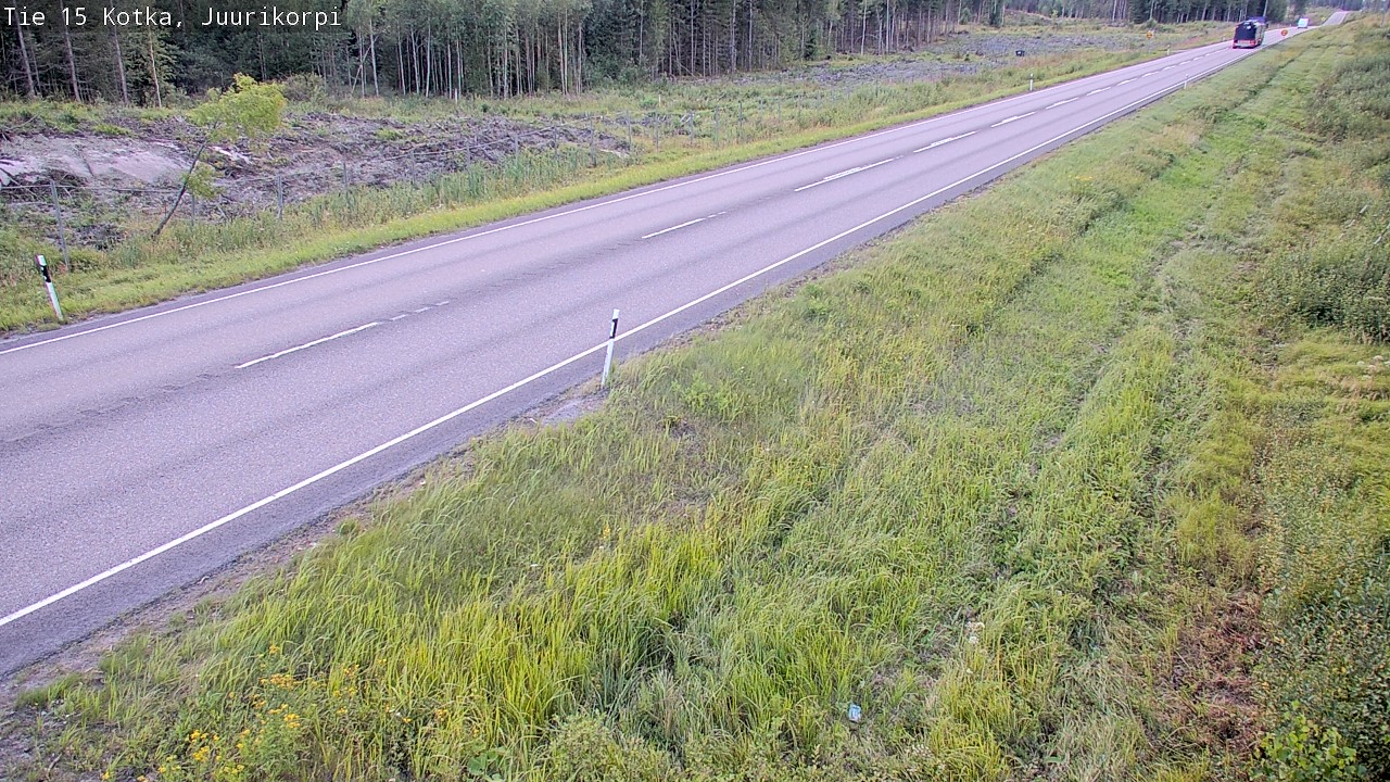 Weather Camera Image Väg 15 Kotka, Juurikorpi, Kotka, Kymenlaakso