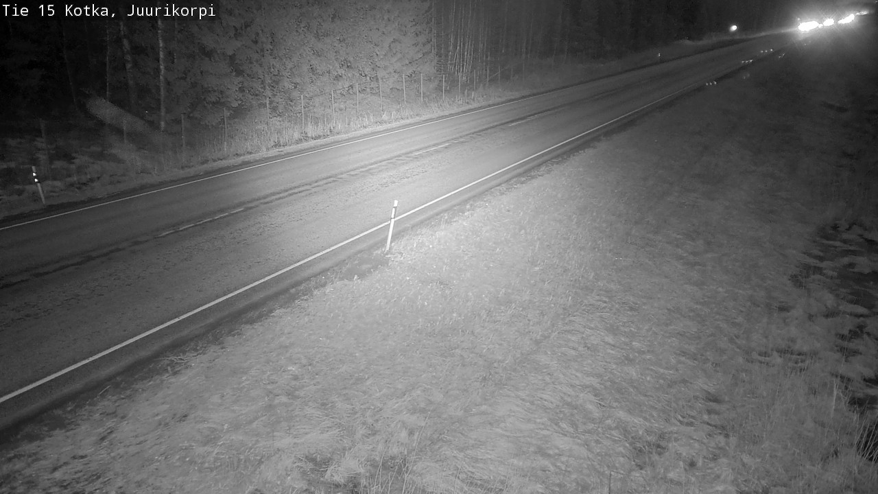Weather Camera Image Road 15 Kotka, Juurikorpi, Kotka, Kymenlaakso