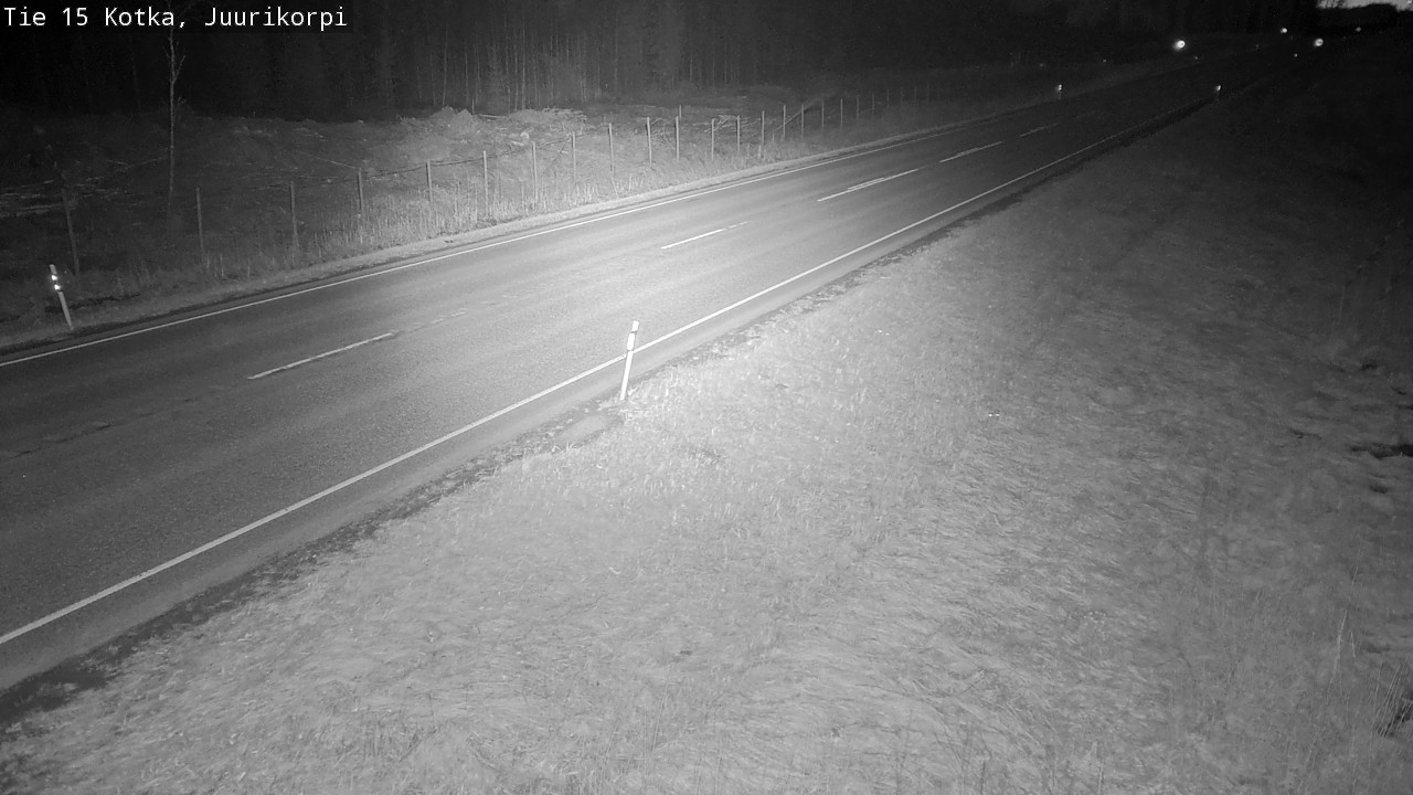 Weather Camera Image Väg 15 Kotka, Juurikorpi, Kotka, Kymenlaakso