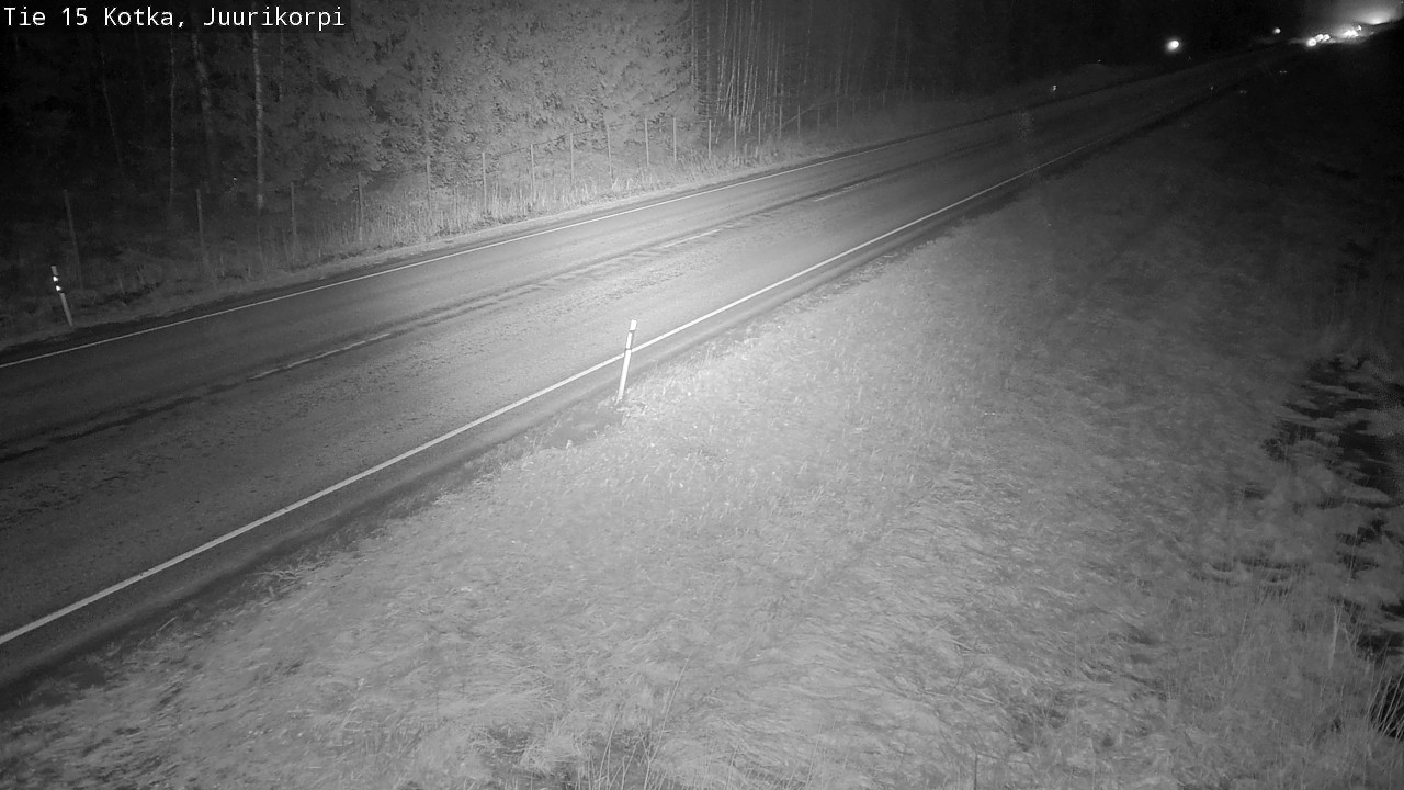 Weather Camera Image Road 15 Kotka, Juurikorpi, Kotka, Kymenlaakso
