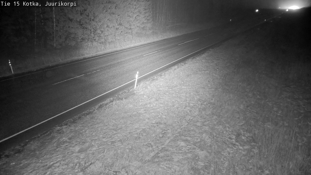 Weather Camera Image Road 15 Kotka, Juurikorpi, Kotka, Kymenlaakso