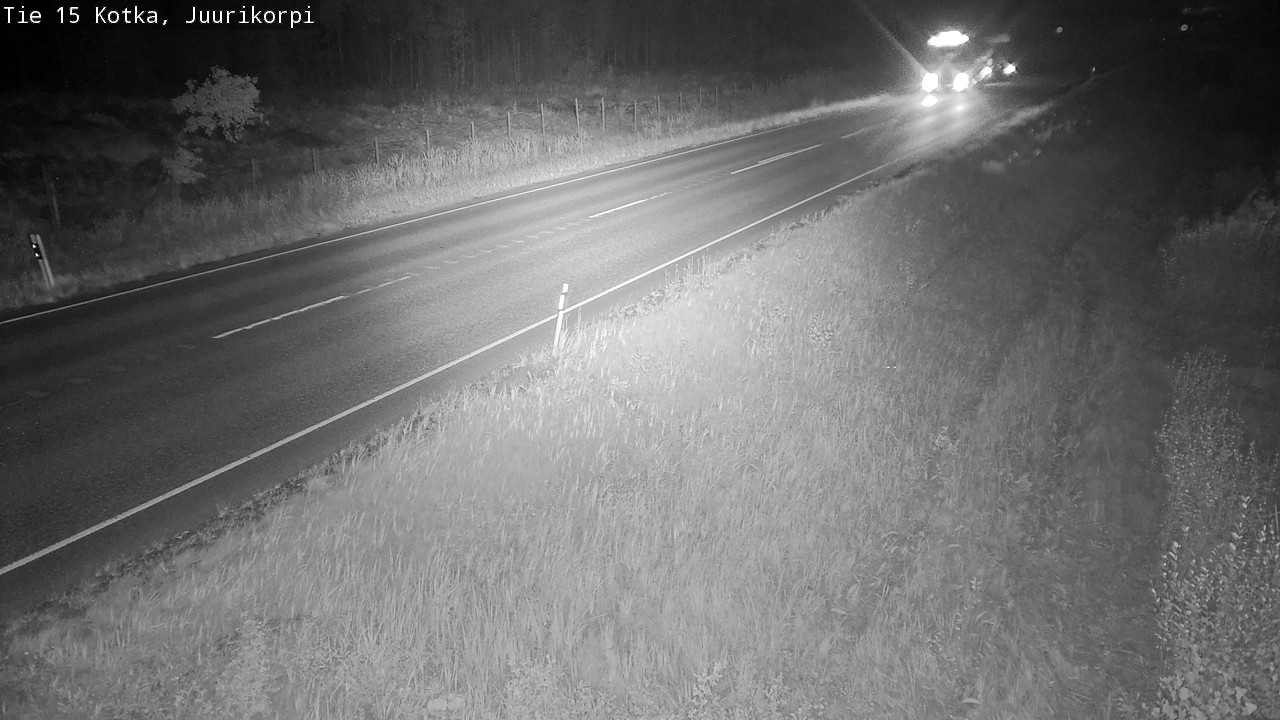 Weather Camera Image Väg 15 Kotka, Juurikorpi, Kotka, Kymenlaakso