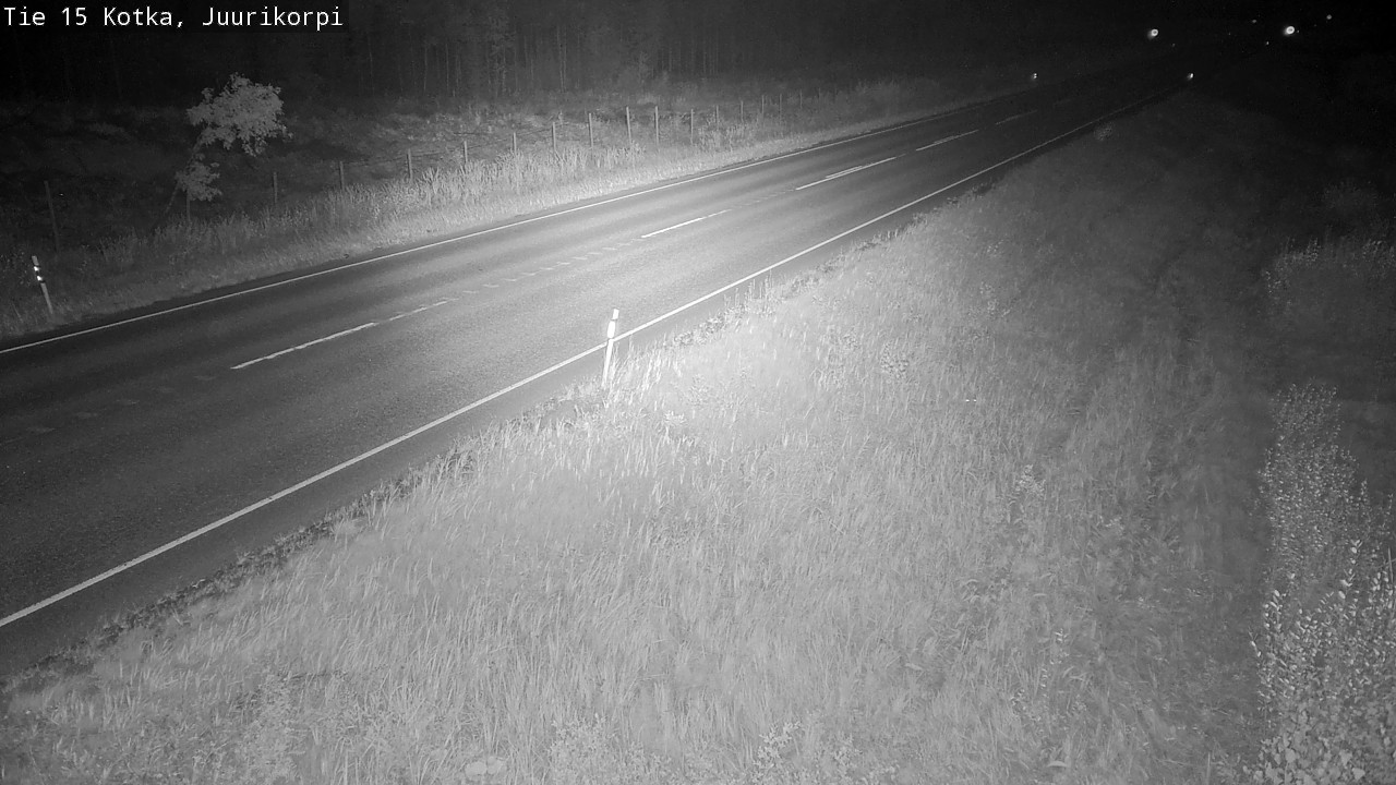 Weather Camera Image Väg 15 Kotka, Juurikorpi, Kotka, Kymenlaakso