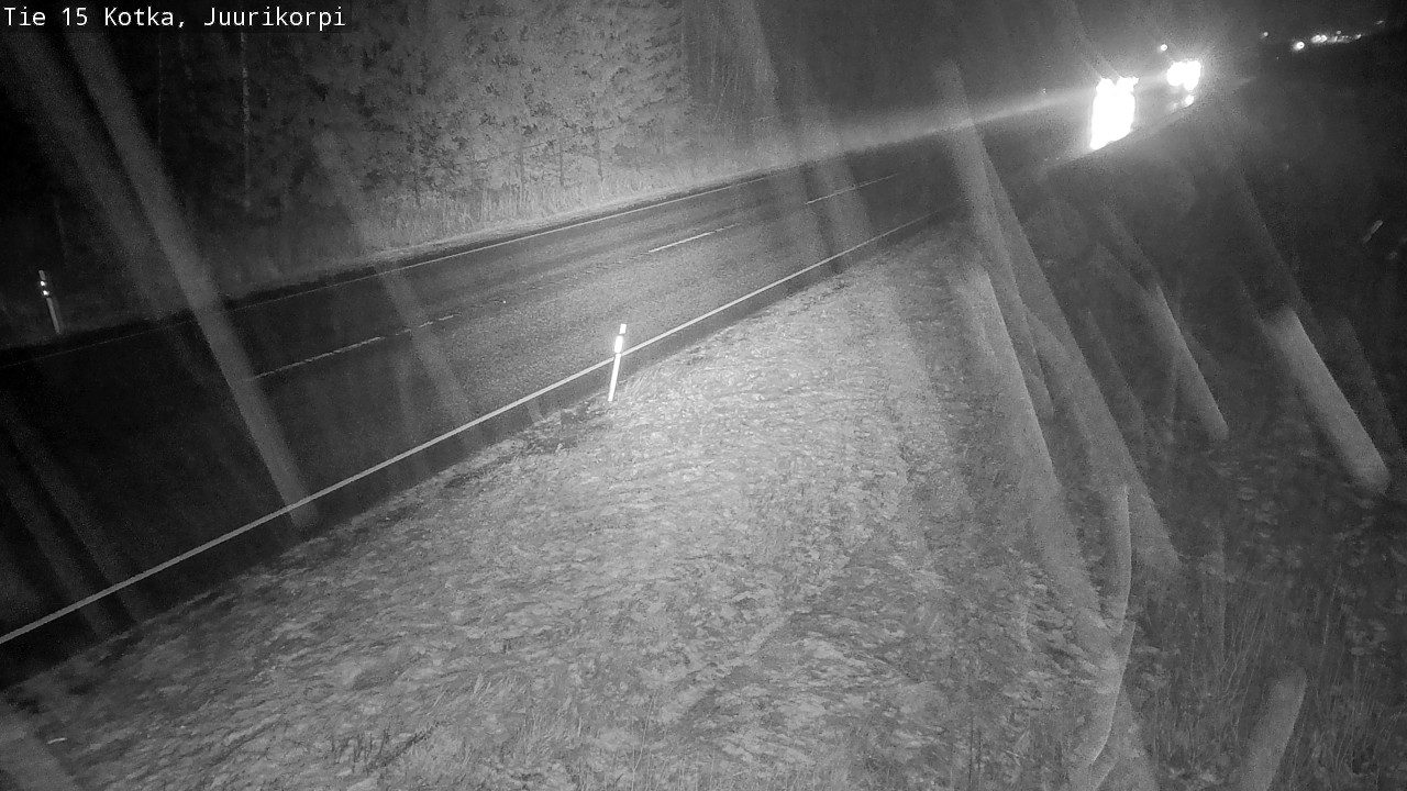 Weather Camera Image Road 15 Kotka, Juurikorpi, Kotka, Kymenlaakso