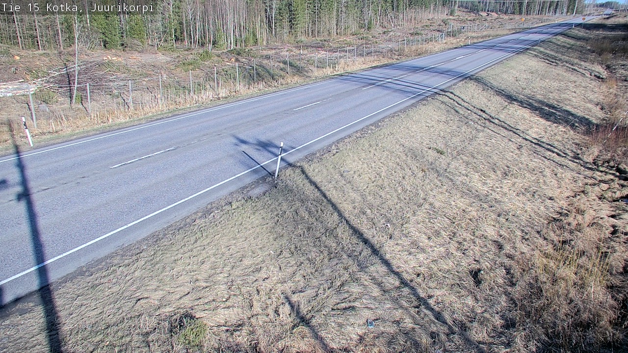 Weather Camera Image Road 15 Kotka, Juurikorpi, Kotka, Kymenlaakso