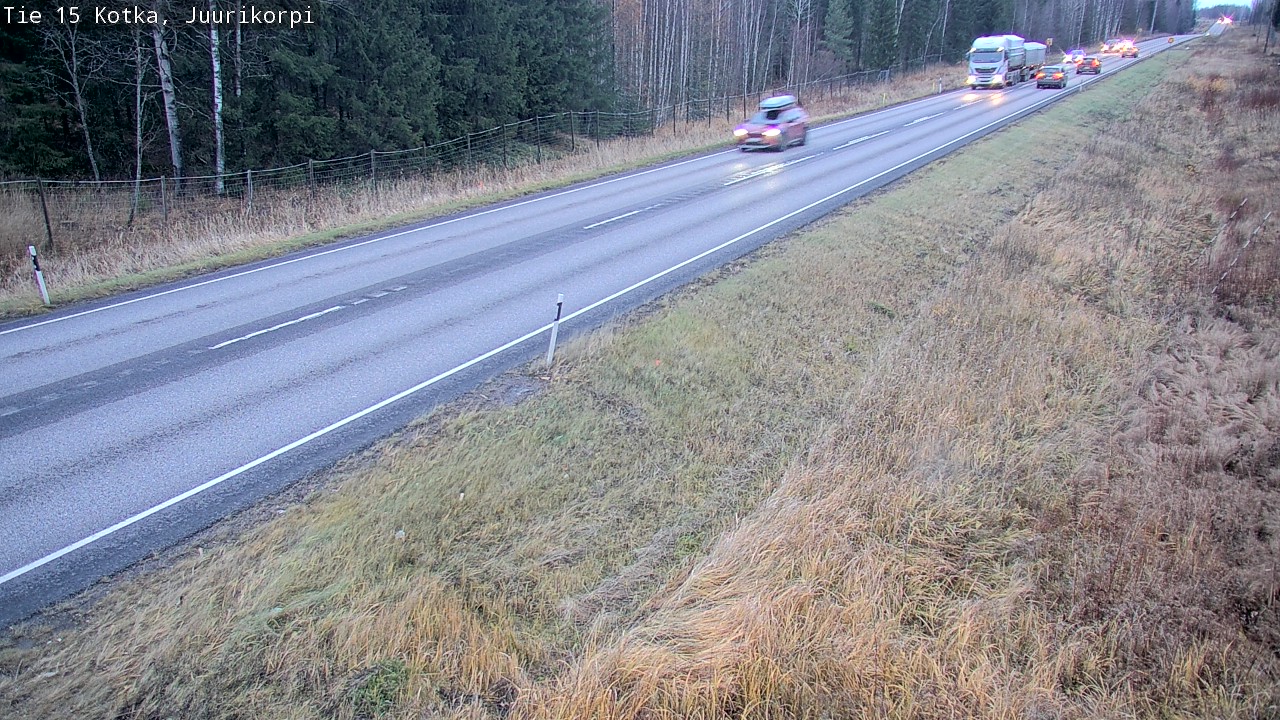 Kelikamerat Kuva Tie 15 Kotka, Juurikorpi, Kotka, Kymenlaakso
