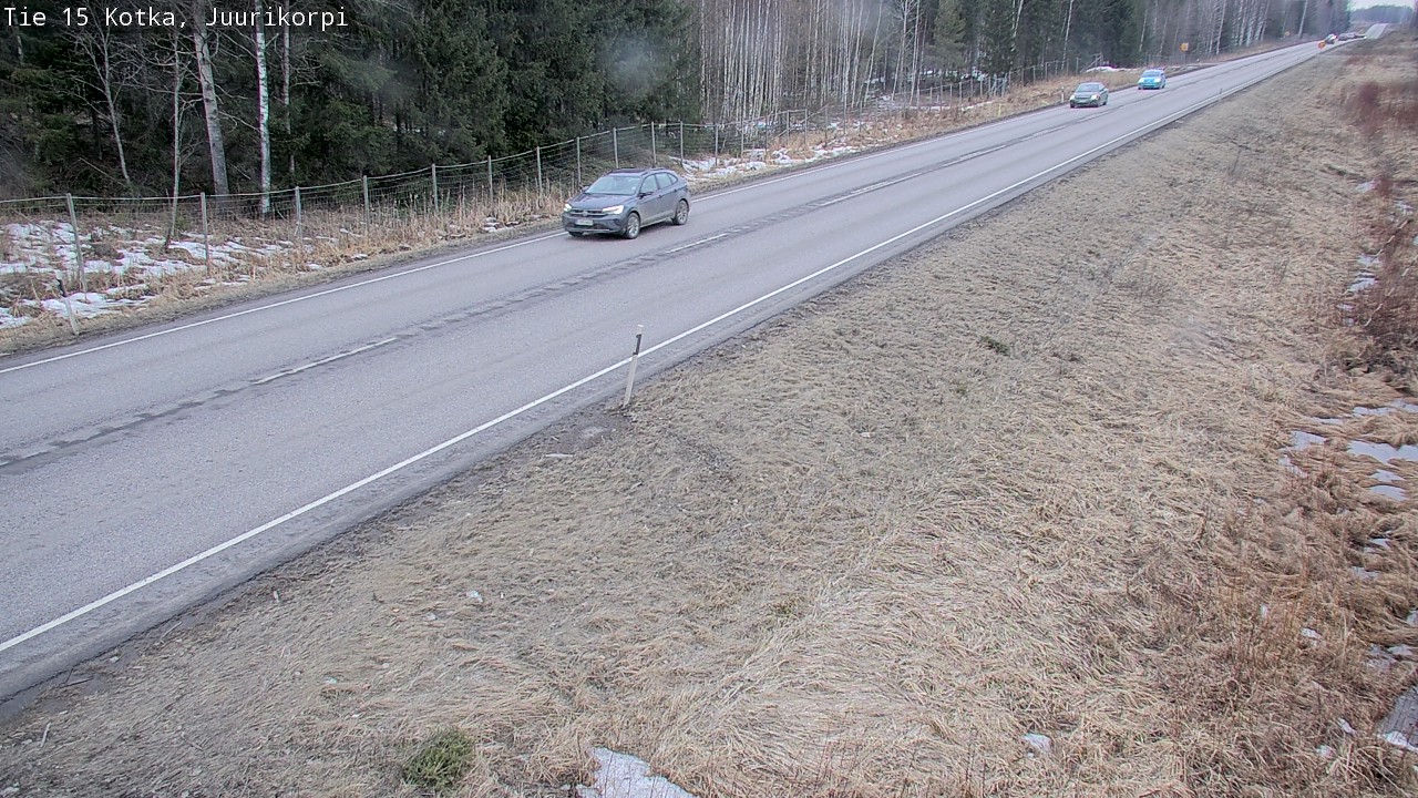 Weather Camera Image Road 15 Kotka, Juurikorpi, Kotka, Kymenlaakso