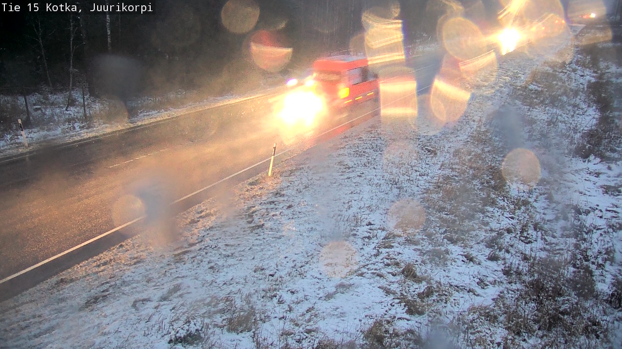 Weather Camera Image Road 15 Kotka, Juurikorpi, Kotka, Kymenlaakso