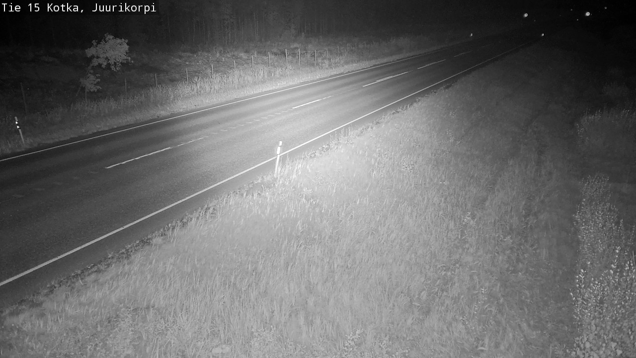 Weather Camera Image Väg 15 Kotka, Juurikorpi, Kotka, Kymenlaakso
