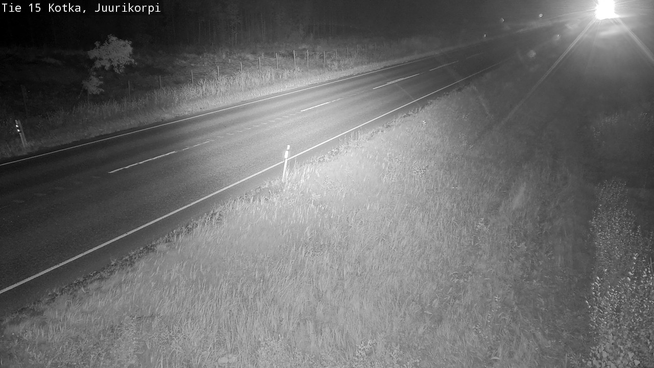 Weather Camera Image Väg 15 Kotka, Juurikorpi, Kotka, Kymenlaakso