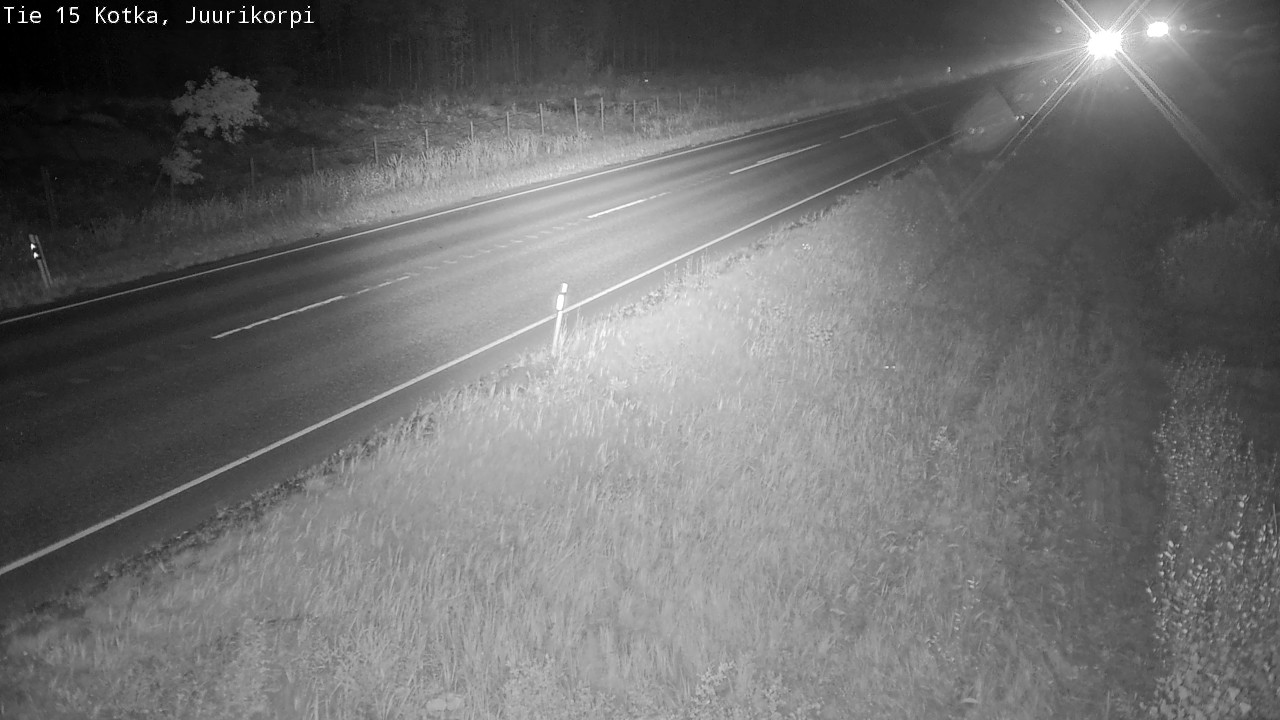 Weather Camera Image Väg 15 Kotka, Juurikorpi, Kotka, Kymenlaakso