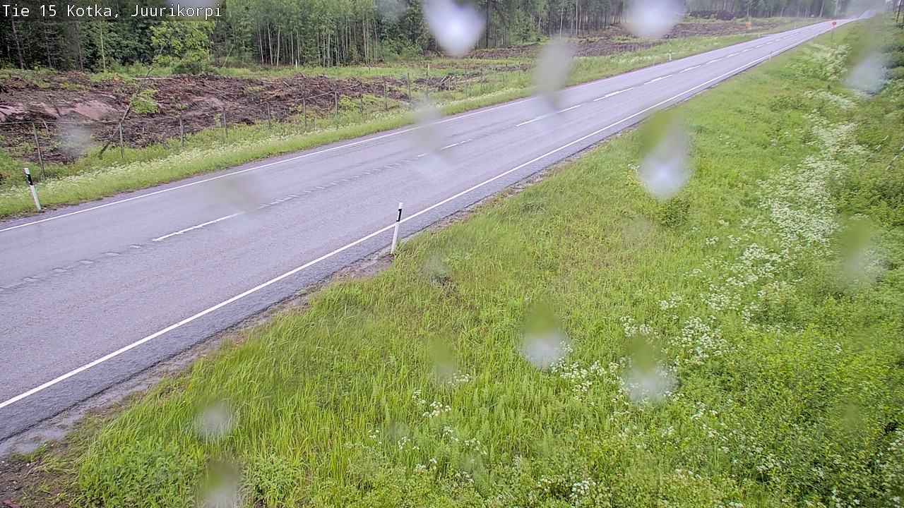 Weather Camera Image Road 15 Kotka, Juurikorpi, Kotka, Kymenlaakso