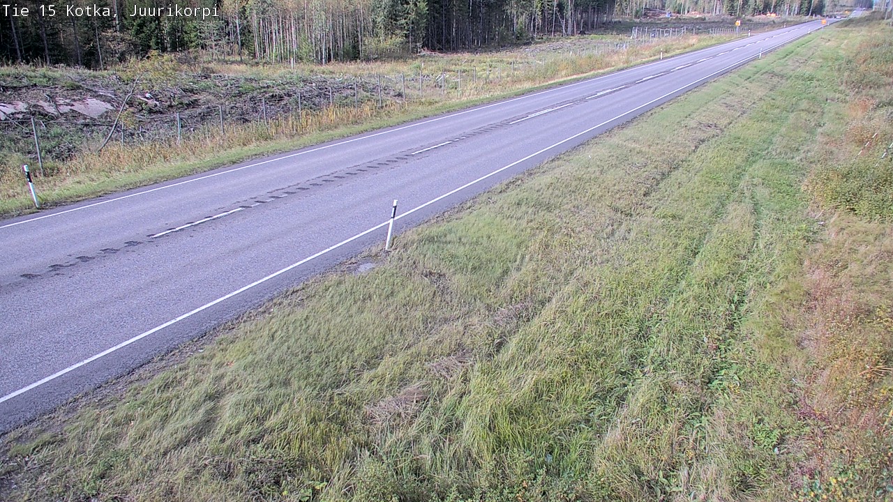 Weather Camera Image Road 15 Kotka, Juurikorpi, Kotka, Kymenlaakso