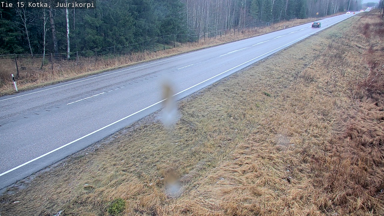 Weather Camera Image Road 15 Kotka, Juurikorpi, Kotka, Kymenlaakso