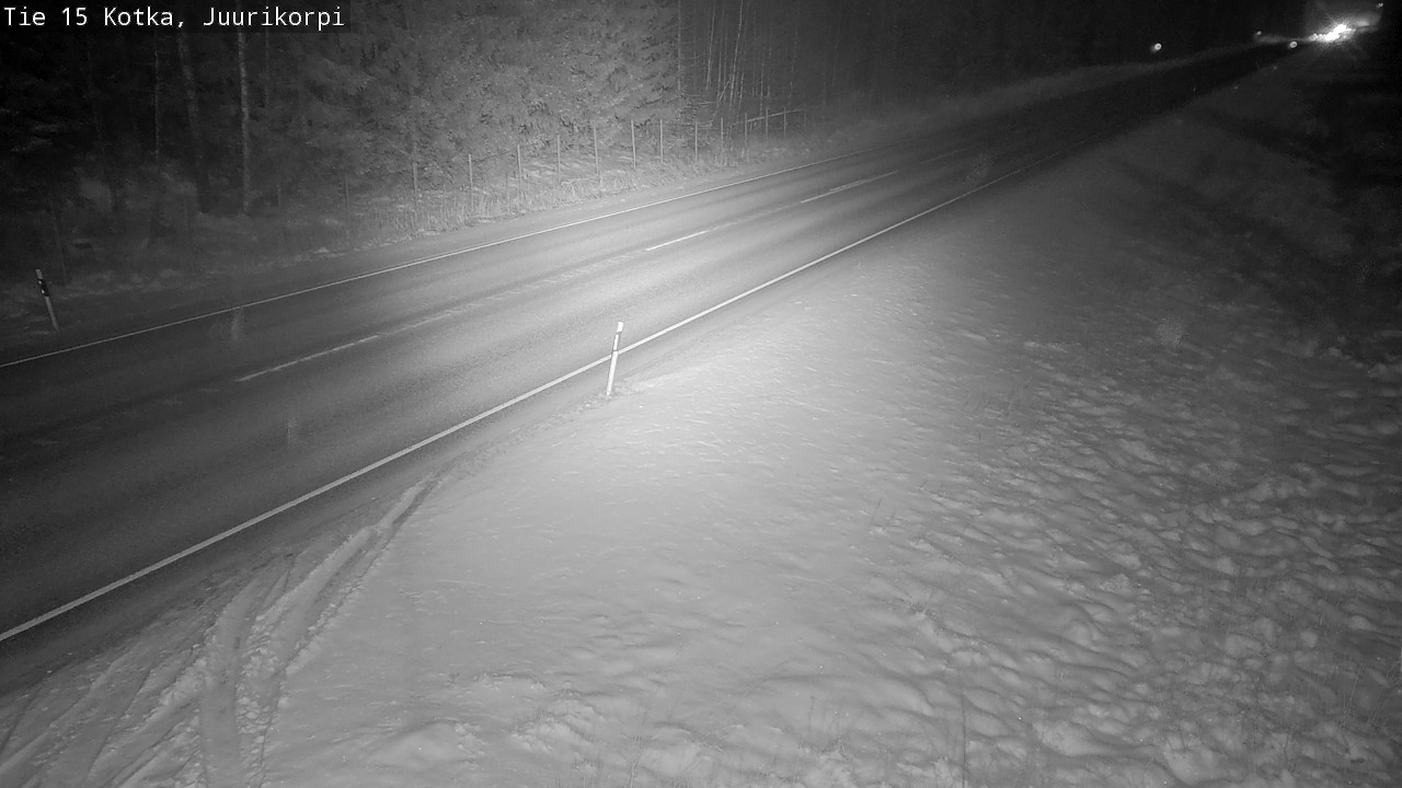 Weather Camera Image Väg 15 Kotka, Juurikorpi, Kotka, Kymenlaakso