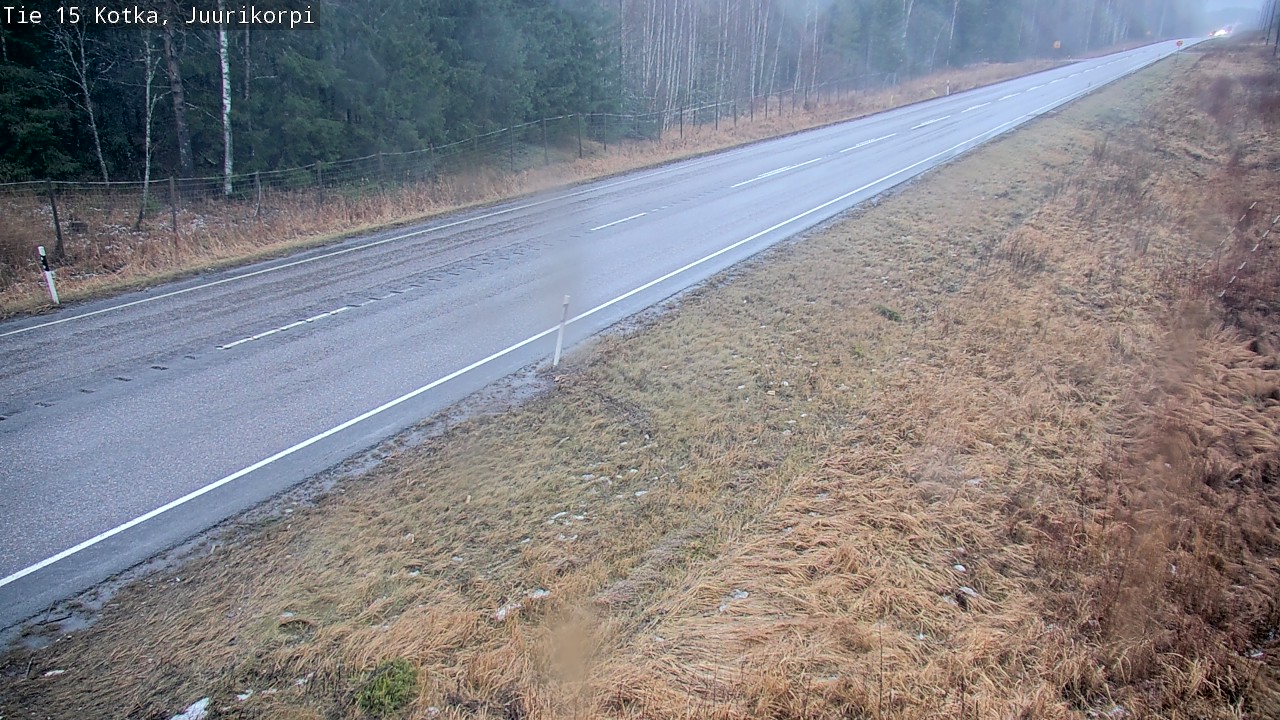 Weather Camera Image Road 15 Kotka, Juurikorpi, Kotka, Kymenlaakso